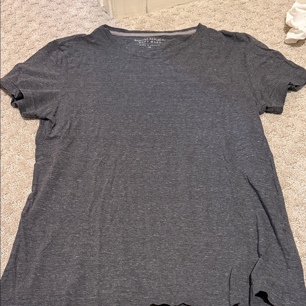 Banana Republic Charcoal Short Sleeve Tee